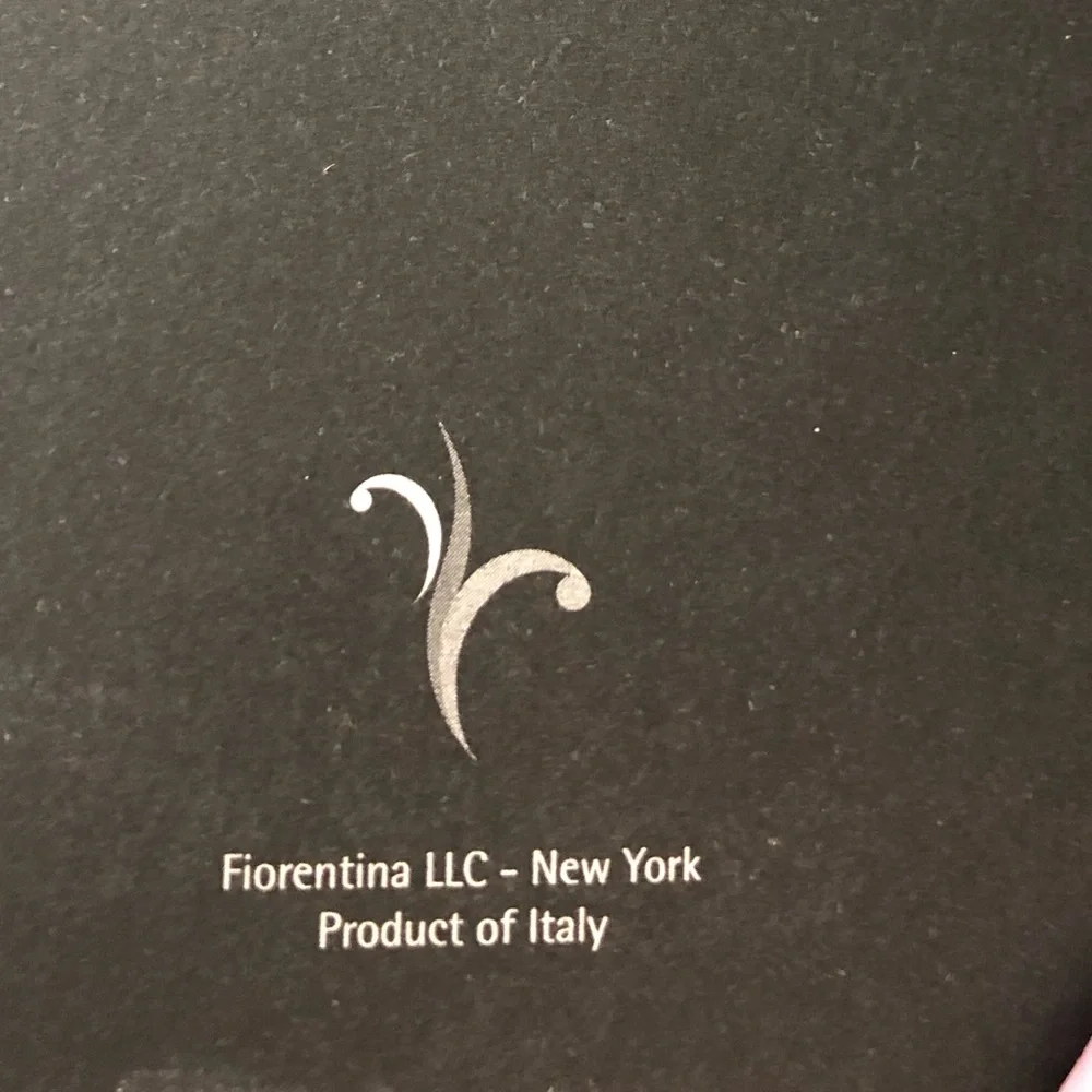 Sacred Heart leather journal Made In Italy, Brand New
